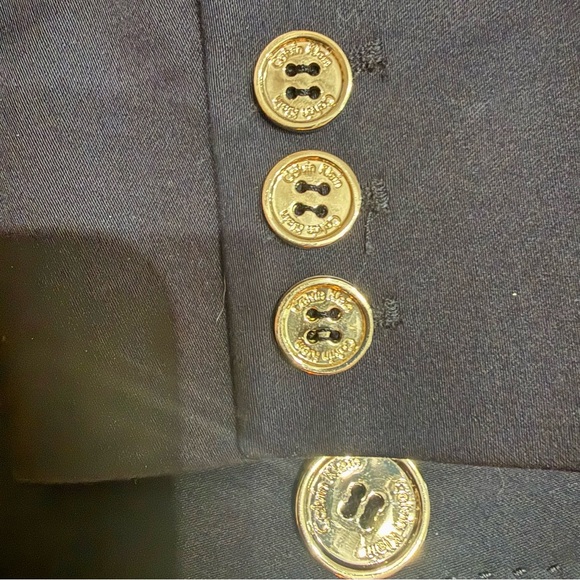 Calvin Klein Classic Black Blazer with Gold Buttons - Picture 5 of 5
